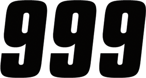 Factory Effex Number Stickers 890009