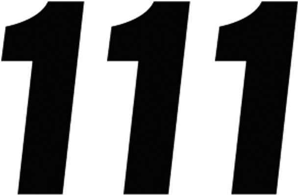 Factory Effex Number Stickers 890041