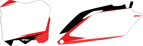 Factory Effex Pre-Cut Graphic Number Plate Kit 2464356