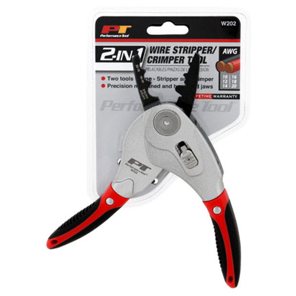 Performancetool 2-In-1 Wire Stripper/Crimper W202