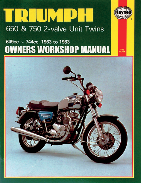 Haynes Motorcycle Repair Manual Triumph, Motorcycle M122