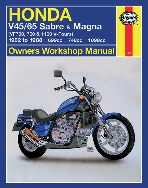 Haynes Motorcycle Repair Manual Honda, Motorcycle M820