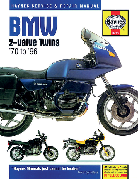 Haynes Motorcycle Repair Manual Bmw, Motorcycle M249