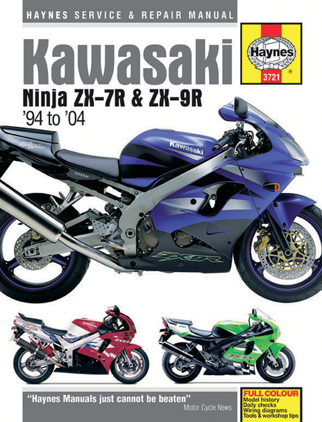 Haynes Motorcycle Repair Manual Kawasaki, Motorcycle M3721