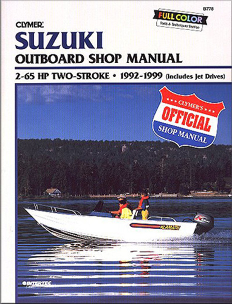 Clymer Manuals Clymer Manual Suzuki 2-Stroke Ob2-65 Hp 92-99 Cb778