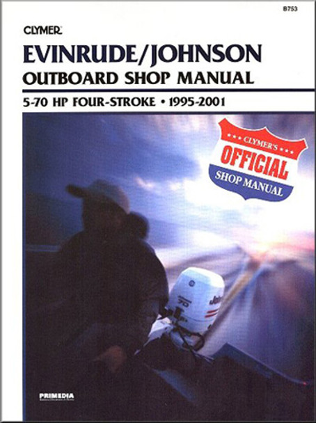 Clymer Manuals Clymer Manual Jhnsn/Evnrd Four-Stroke Ob 95-01 Cb753
