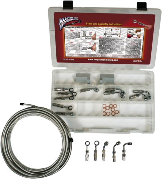Magnum Shielding Byo« Build-Your-Own Brake Line Basic Builder Kit 399005