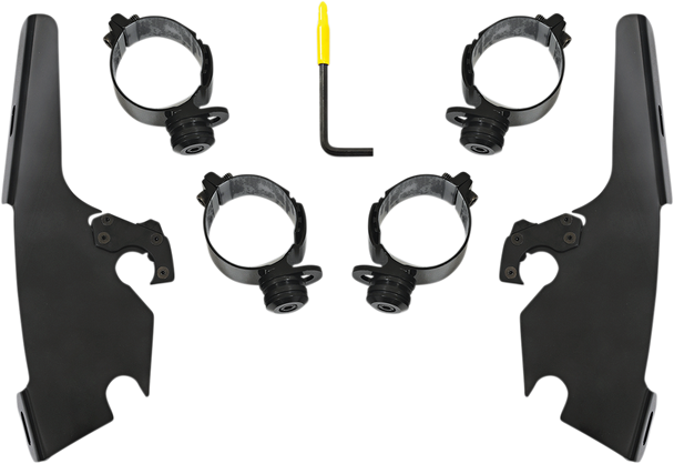 Memphis Shades Fats Slim Windshield Trigger-Lock Complete Mount Kit Meb2046
