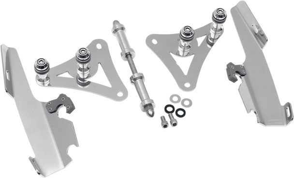 Memphis Shades Fats Slim Windshield Trigger-Lock Complete Mount Kit Mem8974
