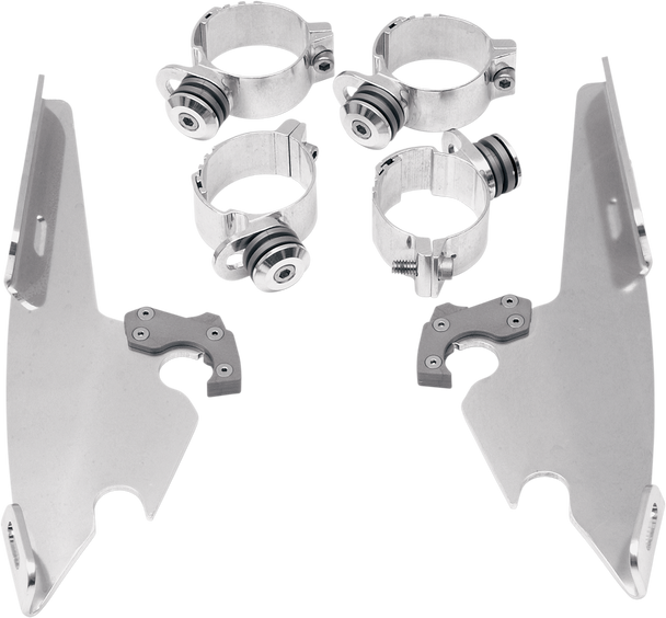 Memphis Shades Fats Slim Windshield Trigger-Lock Complete Mount Kit Mem8976