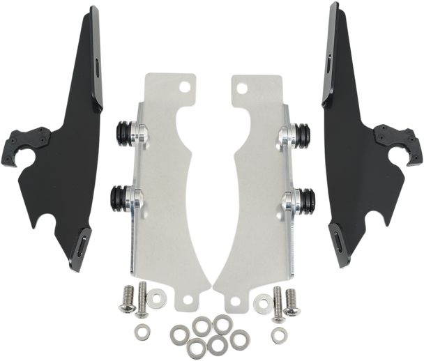 Memphis Shades Fats Slim Windshield Trigger-Lock Complete Mount Kit Meb8969