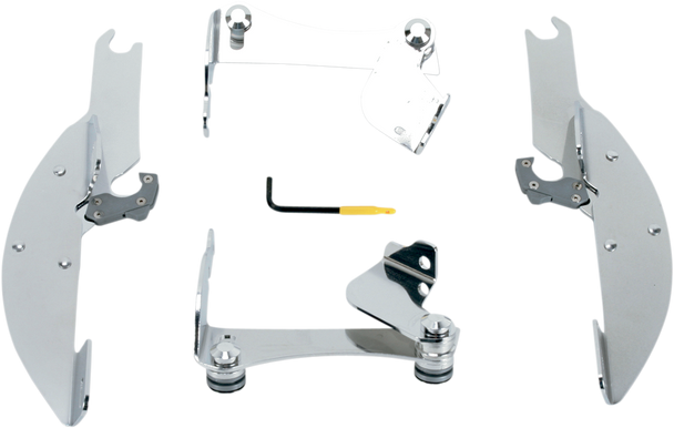 Memphis Shades Fats Slim Windshield Trigger-Lock Complete Mount Kit Mek1901