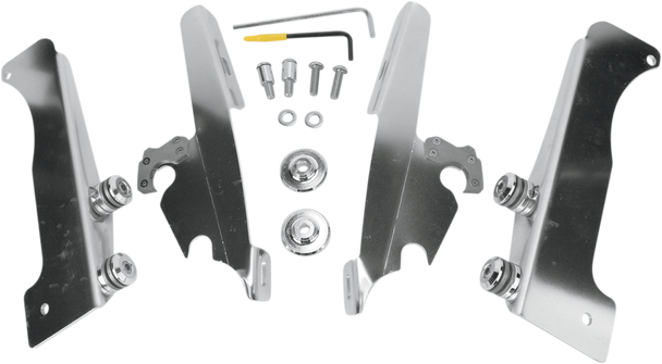 Memphis Shades Fats Slim Windshield Trigger-Lock Complete Mount Kit Mek1949