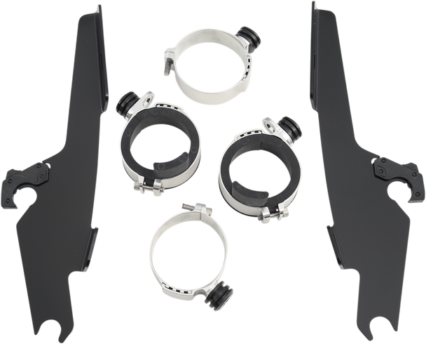 Memphis Shades Fats Slim Windshield Trigger-Lock Complete Mount Kit Mem8992