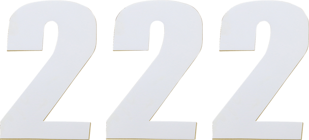 Moose Racing Vinyl Race Numbers 80002
