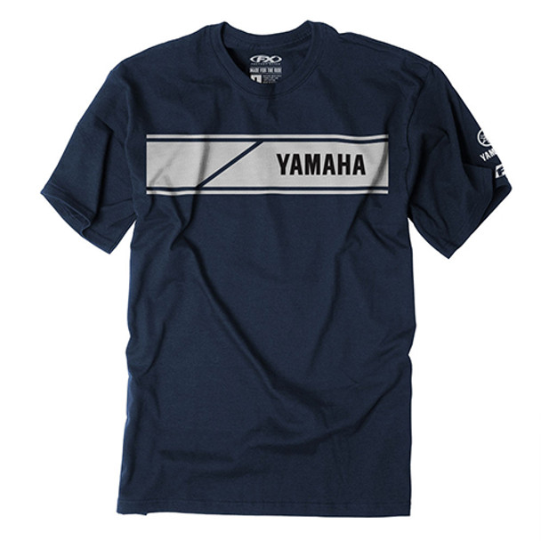 Factory Effex Yamaha Speed Block T-Shirt / Navy Blue (Xxl) 22-87228