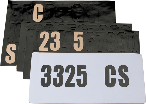 Moose Utility License Plate Decal Kit M01005