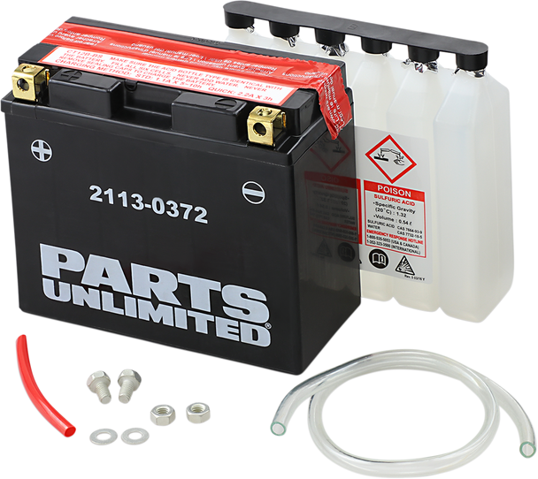 PARTS UNLIMITED AGM Maintenance-Free Battery 2113-0372