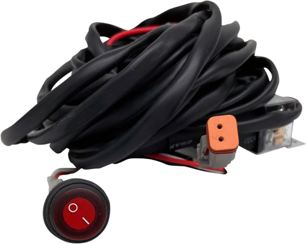 Rivco Products Round Lighted On Off Switch Wiring Harness Utv10