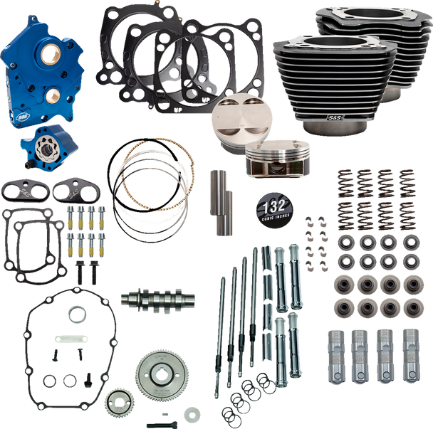 S&S Cycle 132" Power Package Engine Performance Kit 3101236