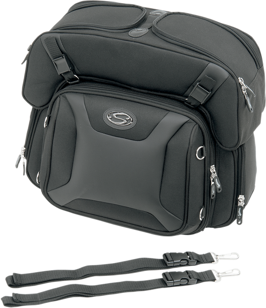 Saddlemen Ftb2500 Sport Sissy Bar And Combo Bag 35150141