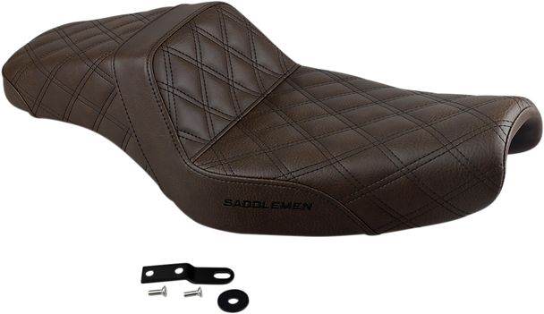 Saddlemen Step-Up Seat Full Lattice Stitch 80711175Br