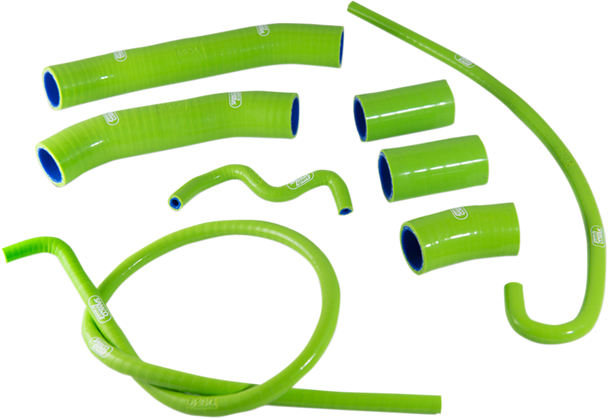 Samco Sport Radiator Hose Kit Standard Kaw81Grn