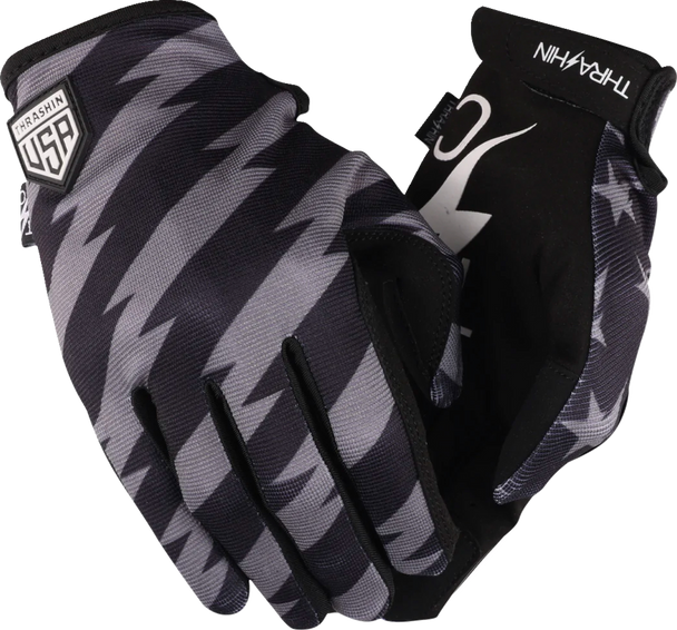 Thrashin Supply Co. Stars & Bolts Stealth Gloves Sv11308