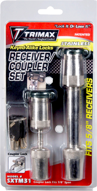 Trimax Premium Coupler And Receiver Lock Set Sxtm31