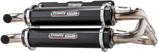 Trinity Racing Stage 5 Dual Exhaust System Tr4166Dbk