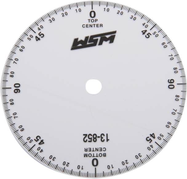 Wsm Engine Degree Wheel 13852