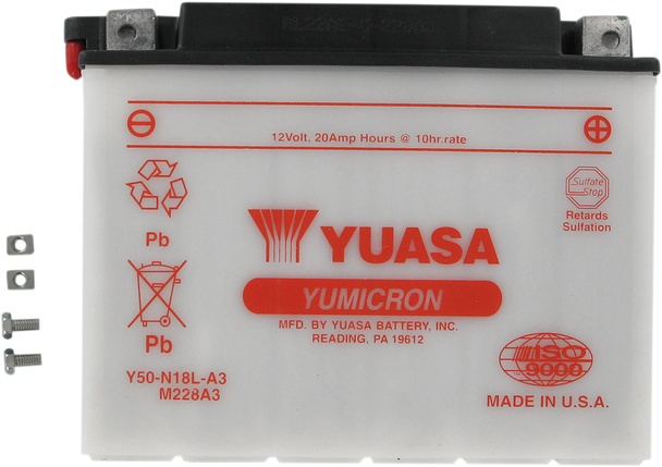 Yuasa Conventional Battery 12 V Yuam228A3