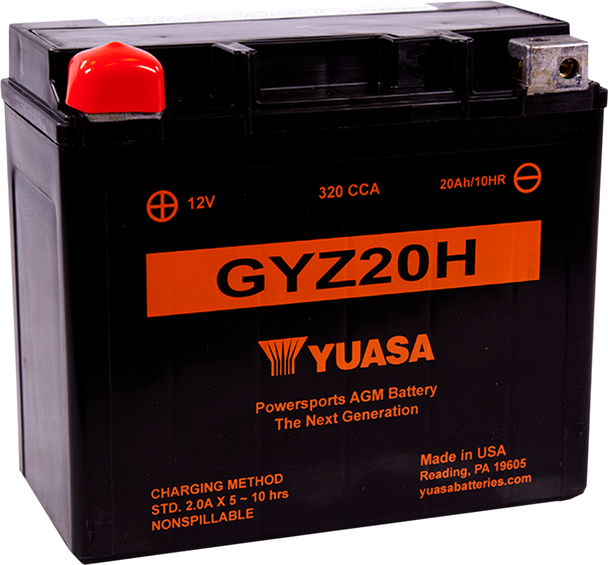 Yuasa Gyz Factory-Activated Agm Maintenance-Free Battery Yuam72Rgh