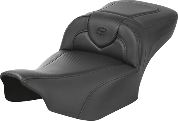 SADDLEMEN Roadsofa* Extended Reach Seat - without Backrest - Carbon Fiber - FLTR/FLHX '23-'24 823-07-18600