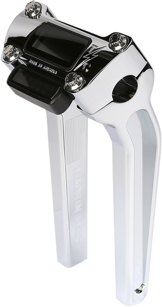 THRASHIN SUPPLY CO. Handlebar Risers - Pull Back - 9-1/2" - Chrome TSC-9500-3