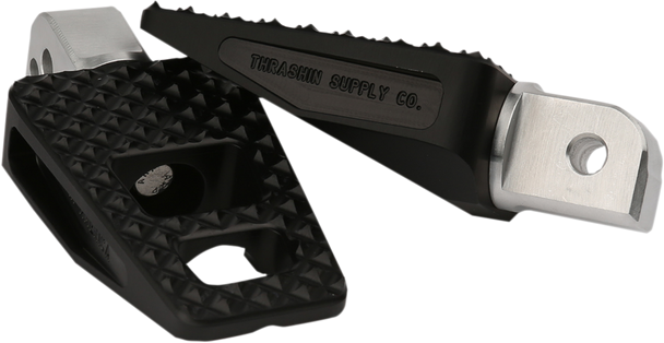 THRASHIN SUPPLY CO. Rear P-54 Footpegs for Softail - Black TSC-2027-1