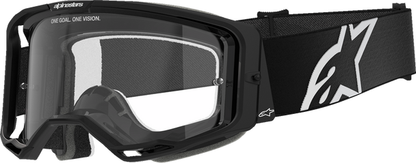 Alpinestars Goggles Vision 8 - Black Frame with Clear Lens, Part 5100825-1425