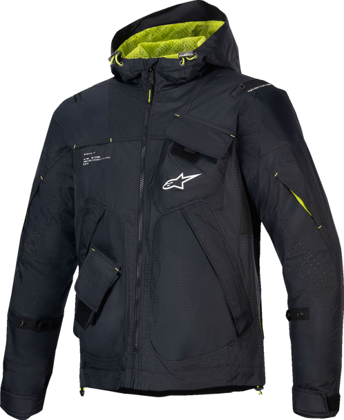 Alpinestars Mogress Air Jacket - Black/Lime Punch/White, Size Small (Part No. 3301625-1484-S)