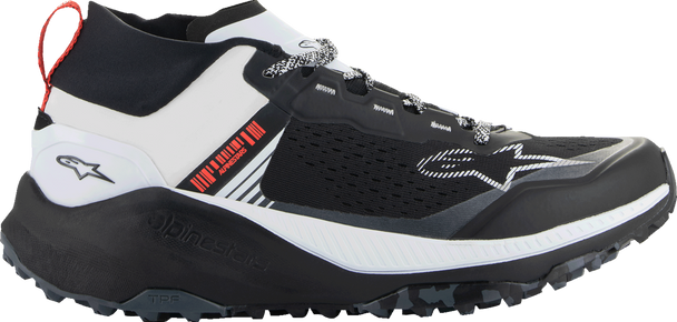 ALPINESTARS Meta XR v2 Shoes - Black, White & Dark Gray for Off-Road Running - US 11.5 / EU 45