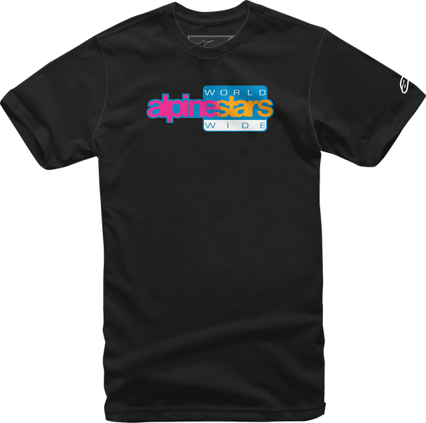 Alpinestars World Wide Revival Graphic T-Shirt - Black - XL (Part Number 1232-72236-10XL)