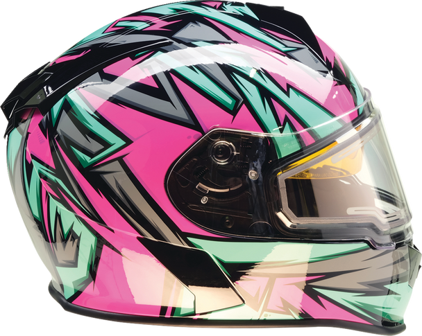 Z1R Warrant Snow Helmet - Neuron Pink/Teal - Medium (Part #0101-17211)