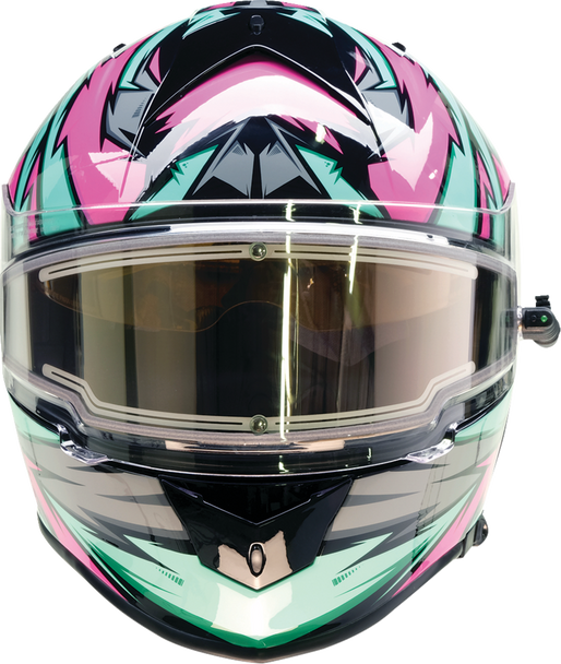 Z1R Warrant Snow Helmet - Neuron Pink/Teal - Medium (Part #0101-17211)