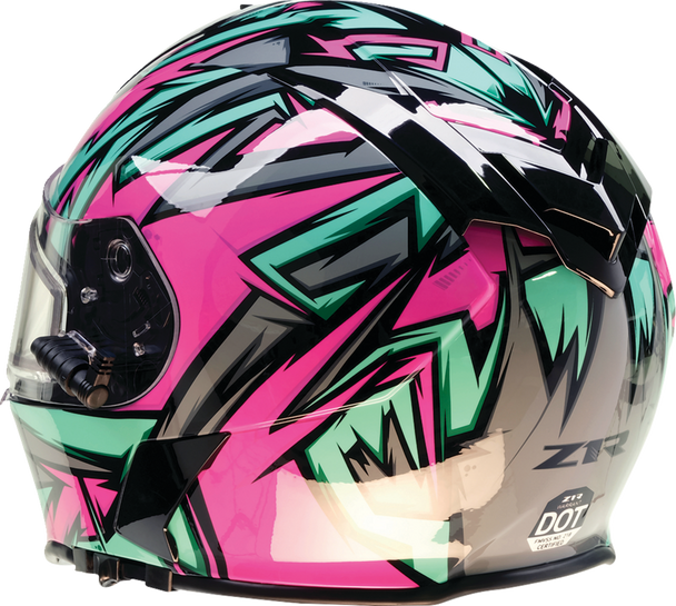 Z1R Warrant Snow Helmet - Neuron Pink/Teal - Medium (Part #0101-17211)