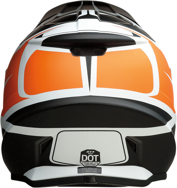 Z1R Rise Helmet Flame Orange 4XL with Advanced Ventilation and Removable Liner