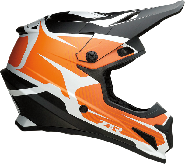 Z1R Rise Helmet Flame Orange 4XL with Advanced Ventilation and Removable Liner