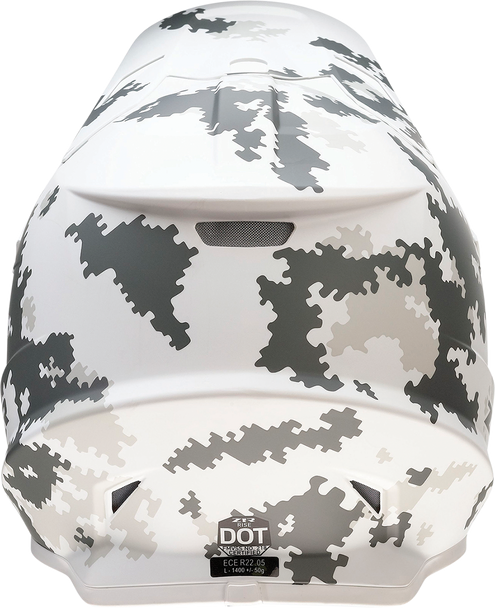 Z1R Rise Snow Helmet - Digi Camo White/Gray XS - Injection Molded Polycarbonate Shell with Open Flow Vents