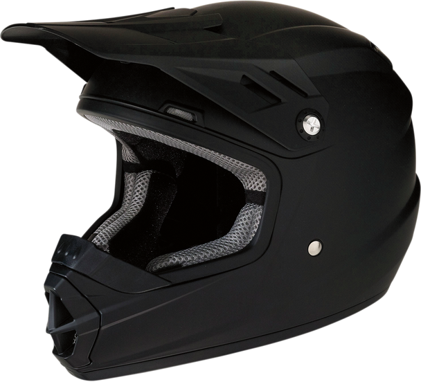 Z1R Youth Rise Helmet - Flat Black, Medium (Part #0111-1157)