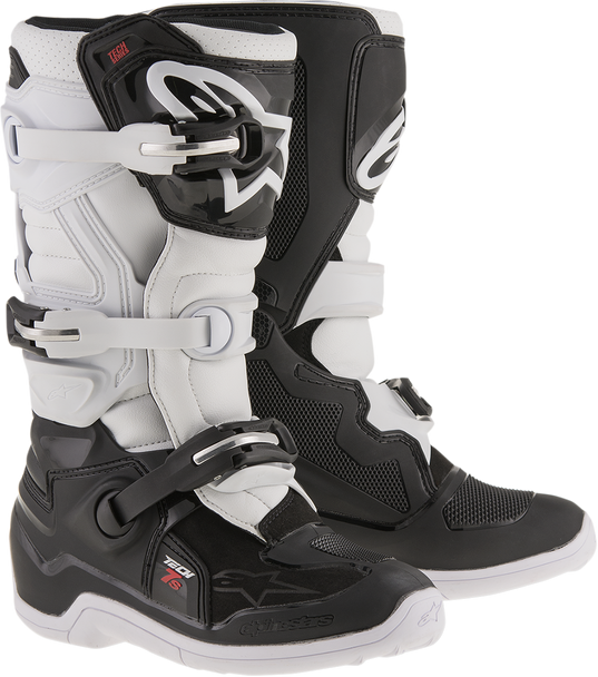 Youth Tech 7S Boots - Black/White - US 2 / EU 34