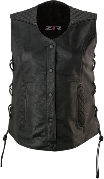 Z1R Women's Gaucha Vest in Black (Part Number 2831-0073)