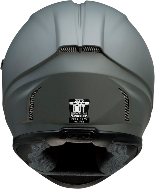 Z1R Jackal Helmet Primer Gray with Smoke Shield - 3XL - Part Number 0101-14005